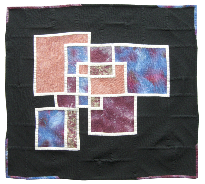 Image of textile artwork Art Deco #1 by Jean M. Judd, NSA