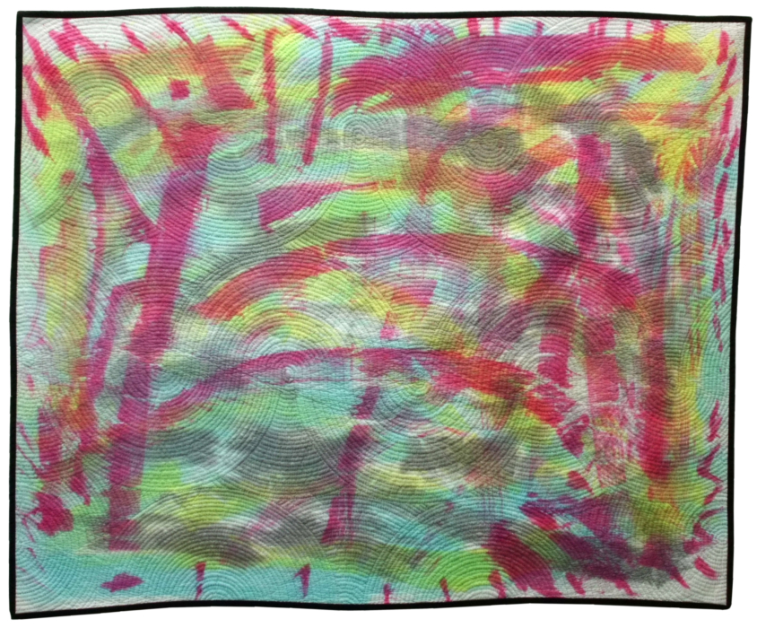 Full image of mixed media artwork Abstract Textures 3.1 by Wisconsin artist Jean M. Judd