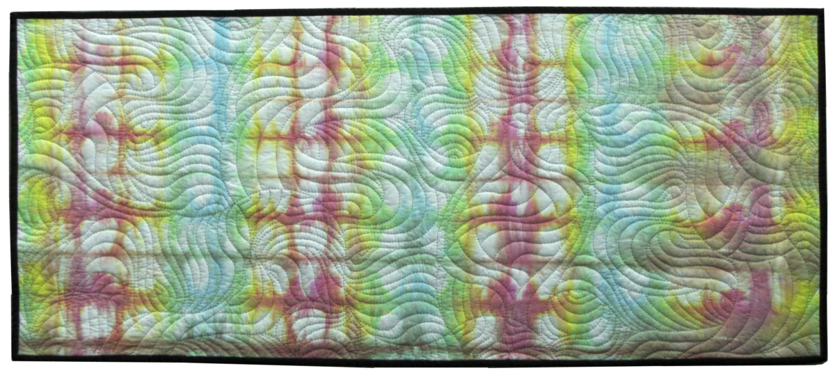 Full image of mixed media artwork Sound Waves #1 by Wisconsin artist Jean M. Judd