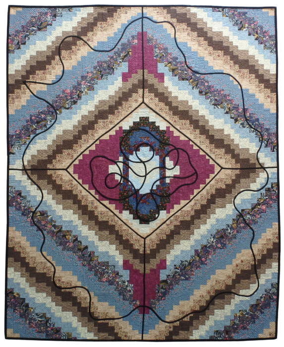 Image of mixed media artwork Fractured 'Gello #5 by Wisconsin artist Jean M. Judd.