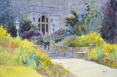 Sanctuary-watercolor by Judy Mudd